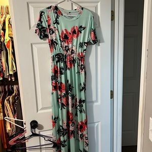 Floral maxi dress